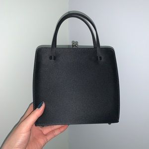 ANN TAYLOR SATIN MINI CONVERTIBLE BAG